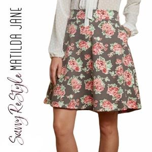 Matilda Jane | Floral Rose Skirt | Size M